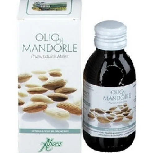 Aboca Olio di Mandorle Dolci Emolliente per Intestino e Pelle 100ml