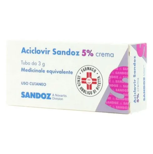 Aciclovir Sand*crema 3g 5%