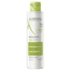 A-Derma Biology Acqua Micellare Dermatologica - Struccante idratante e detergente per pelle fragile - 200 ml