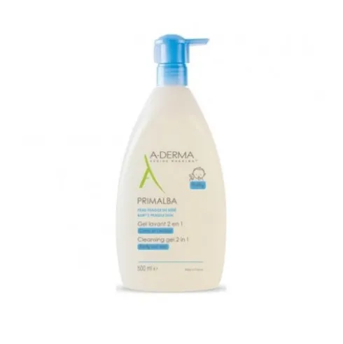 A-Derma Primalba Gel Lavante Delicato 2in1 Corpo e Capelli Neonati 500ml