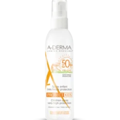 ADERMA Protect Kids Spray Bambino SPF 50+ Protezione Solare Molto Alta 200ml