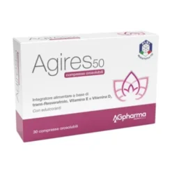 Ag Pharma Agires 50 Integratore Alimentare per Ossa e Sistema Immunitario, 30 Compresse Orosolubili
