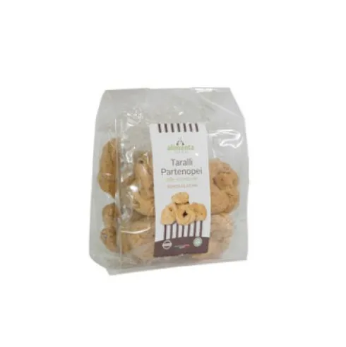 Alimenta 2000 Taralli Mandorle Senza Glutine Biscotti Speciali per Celiaci 75g