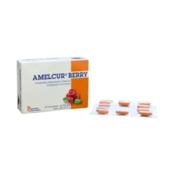 Amelfarma Amelcur Berry Integratore Antiossidante Cranberry Curcuma 30 Compresse