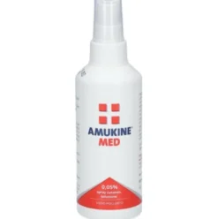 Angelini Pharma Amukine Med Spray Cutaneo Antisettico Disinfettante 0,05% 200ml