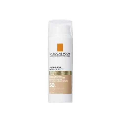 Anthelios Age Correct SPF50 Crema Correttrice Colorata LIGHT - Crema antirughe con protezione solare alta - 50 ml
