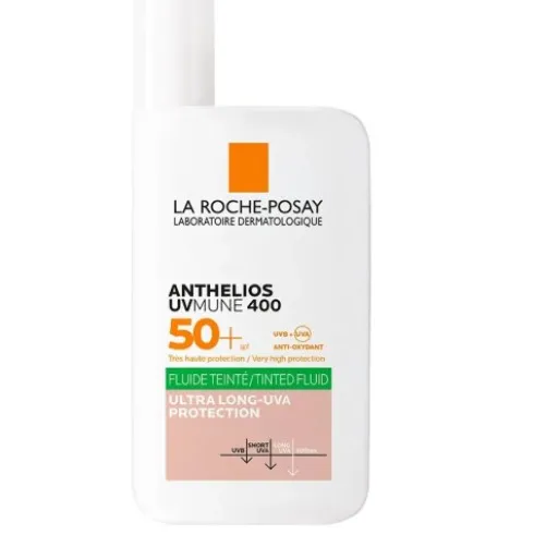 Anthelios Fluido Colorato Oil Control SPF 50+ - Protezione solare viso tocco secco - 50 ml