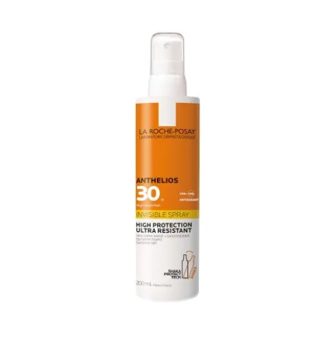 Anthelios Spray Invisibile SPF30 Shaka Protect Tech - Ultra resistente all'acqua - 200 ml