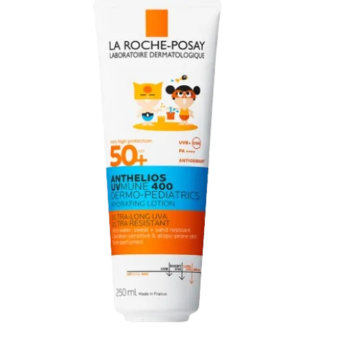 Anthelios Uvmune Dermo-Pediatrics Latte Idratante SPF 50+ - Protezione solare molto alta per bambini - 250 ml