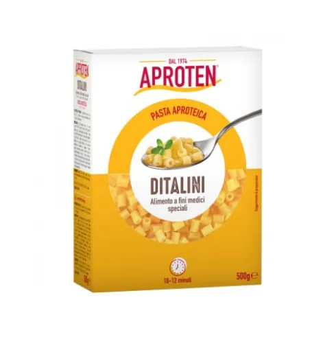 Aproten Ditalini Pasta Aproteica per Diete Speciali 500 g