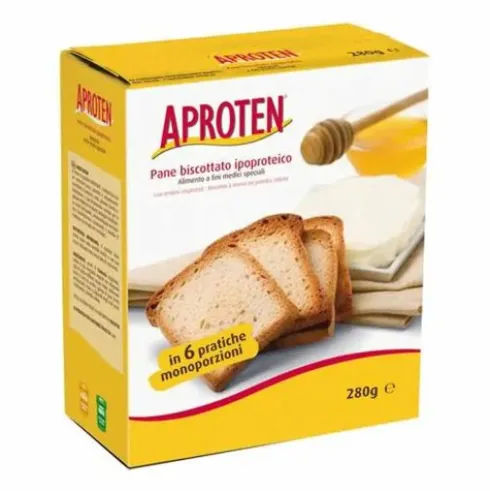 Aproten Pane Biscottato Ipoproteico Per Diete a Basso Contenuto Proteico 280g