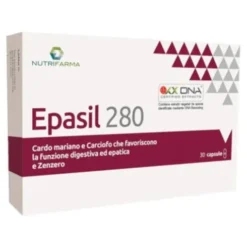 Aqua Viva Epasil 280 Integratore Fegato Cardo Mariano Carciofo 30 Capsule