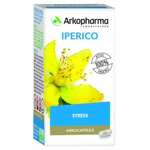 Arkofarm Iperico Arkocapsule Integratore Rilassante per Umore 45 Capsule