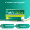 Aspi Gola - Trattamento sintomatico del mal di gola - Gusto Limone e Miele - 16 Pastiglie