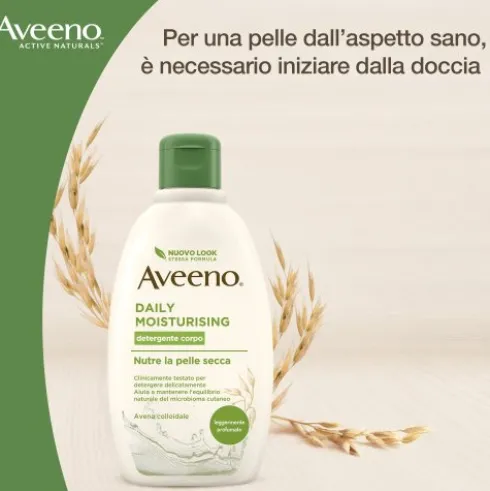 Aveeno Bagno Doccia Idratante Corpo - Adatto per pelle secca e sensibile - 500 ml