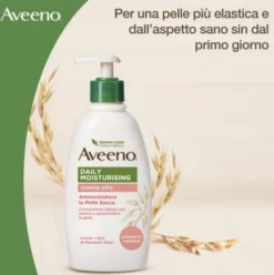 Aveeno Crema Olio Idratante Corpo - Adatta per pelle secca e sensibile - 300 ml