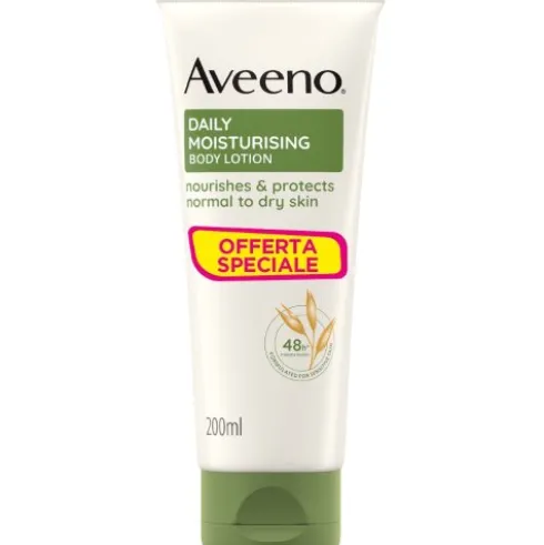 Aveeno Daily Moisturising Crema Corpo Idratante - Crema nutriente per pelle secca - 200 ml