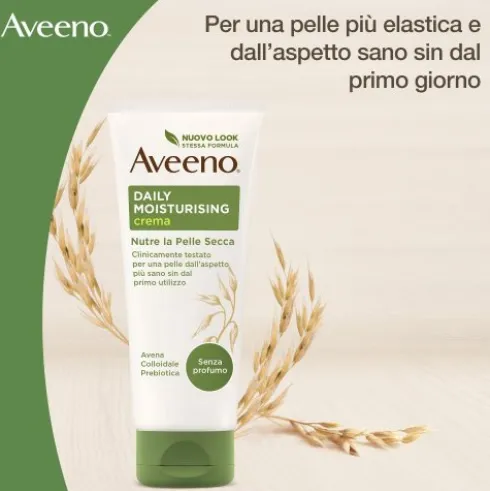 Aveeno Daily Moisturising Crema Corpo Idratante - Crema nutriente per pelle secca - 200 ml