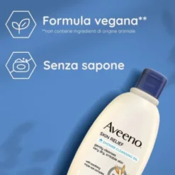 Aveeno Skin Relief Olio Bagno Doccia - Ideale per pelle secca e sensibile - 300 ml