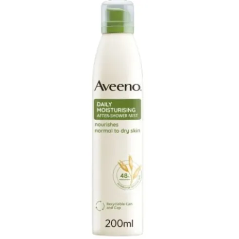 Aveeno Spray Dopo Doccia - Effetto idratante per pelle secca - 200 ml