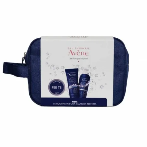 Avene Cofanetto Natale Men - Balsamo dopo barba 75 ml + Schiuma da barba 50 ml