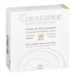 Avene Couvrance Fondotinta Compatto in crema Colore Naturale - Uniformante e correttivo - 10 g