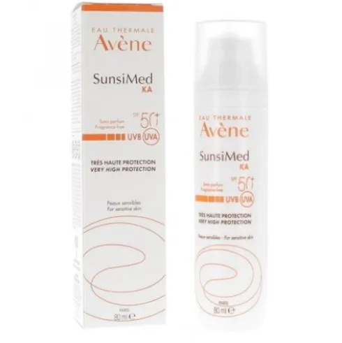 Avene Sunsimed KA SPF50+ - Protezione solare anti-cheratosi per pelle sensibile - 80 ml