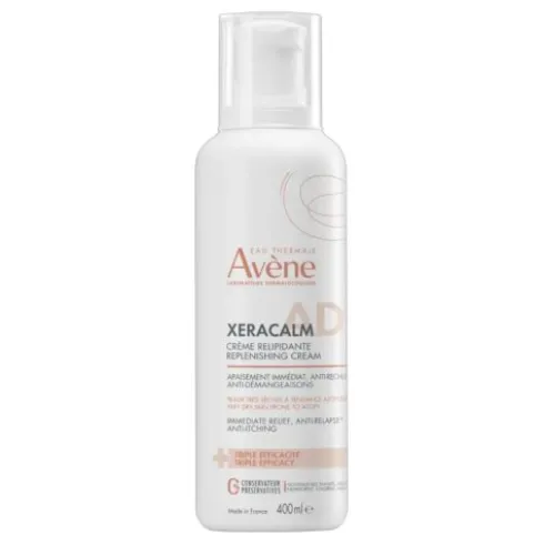 Avene Xeracalm AD Crema Liporestitutiva - Crema per pelle secca e a tendenza atopica - 400 ml