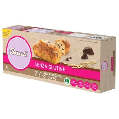 BAULI Plumcake S/G Ciocc.6x35g