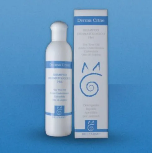 Belfarm Derma Crine Shampoo per Animali Delicato Antimicotico Pelli Sensibili 250ml