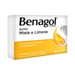 Benagol - Sollievo rapido dai primi sintomi del mal di gola - 36 Pastiglie - Gusto Miele e Limone