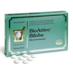 Bioattivo Biloba Integratore Alimentare per Memoria e Circolazione 30 Compresse