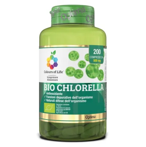 Bio Chlorella 200 Compresse Colours