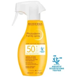 Bioderma Photoderm Spray SPF50+ - Protezione solare molto alta per viso e corpo - 300 ml