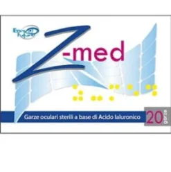 Biofarmitalia Z-Med Garza Oculare Sterile con Acido Ialuronico per Igiene Perioculare - 20 Garze