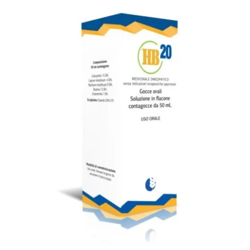 Biogroup HB 20 Spasmocol Gocce Omeopatiche per Spasmi 50ml