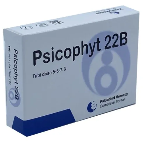 Biogroup Psicophyt Remedy 22B Estratti Floreali per Stress Psicofisico 4 Tubi