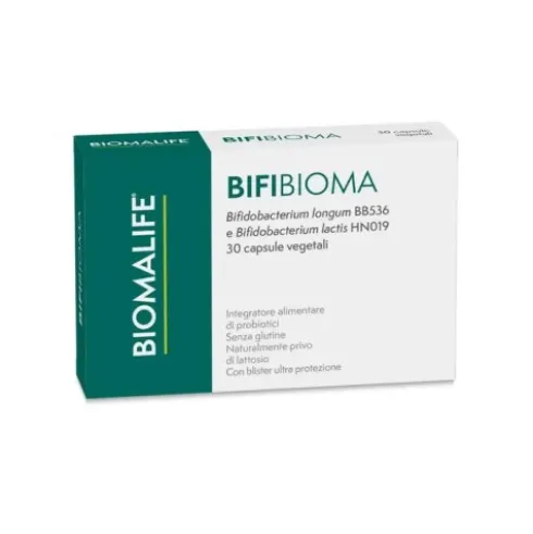 Biomalife Bifibioma Integratore Benessere Intestinale Probiotici 30 Capsule