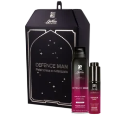 Bionike Cofanetto di Natale 2024 Defence Man - Schiuma da barba 200 ml + Crema gel rivitalizzante 50 ml