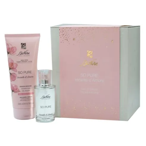 Bionike Cofanetto di Natale Incanto D'Amore - So Pure Eau de toilette 50 ml + Gel doccia 200 ml