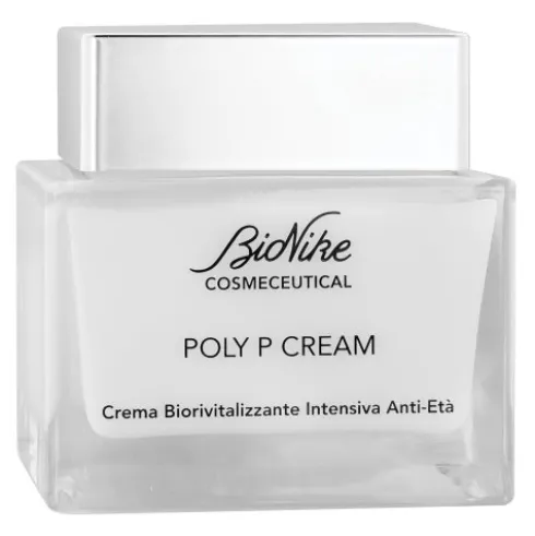 Bionike Cosmeceutical Poly P Cream - Crema biorivitalizzante intensiva antietà per pelle matura - 50 ml