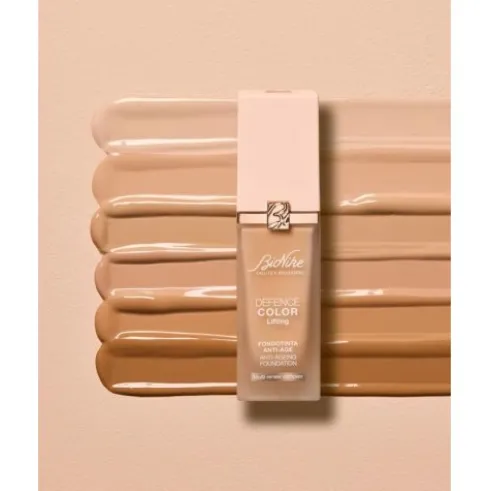 Bionike Defence Color Fondotinta Lifting SPF15 06 - Fondotinta fluido anti age effetto lifting - Tonalità cinnamon - 30 ml