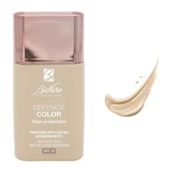 Bionike Defence Color High Protection Fondotinta SPF30 302 - Fondotinta fluido antinquinamento ed anti luce blu - Colore creme - 30 ml