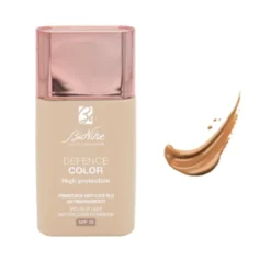 Bionike Defence Color High Protection Fondotinta SPF30 306 - Fondotinta fluido antinquinamento ed anti luce blu - Colore cannelle - 30 ml