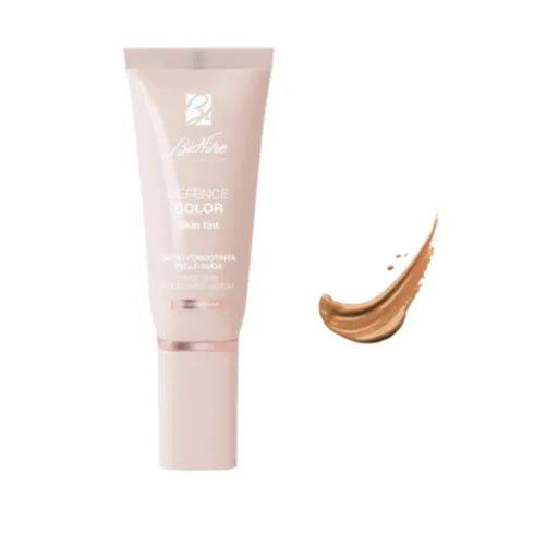 Bionike Defence Color Skin Tint SPF 15 703 - Siero fondotinta effetto pelle nuda - Tonalità praline - 30 ml