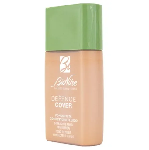 Bionike Defence Cover Fondotinta Correttore Fluido SPF30 104 - Fondotinta antimperfezioni ad alta coprenza - Nuance miel - 40 ml