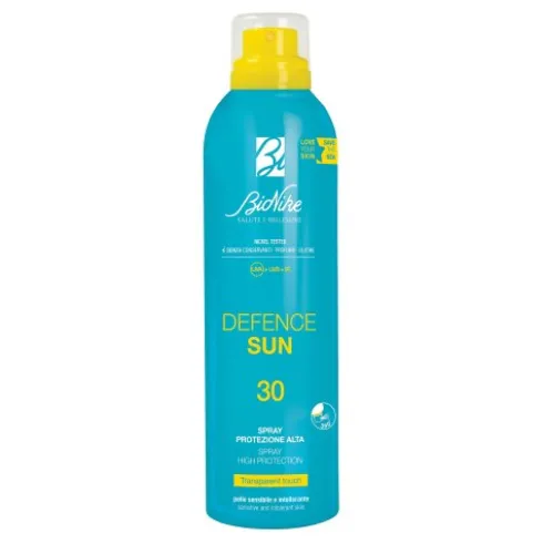 Bionike Defence Sun Spray Trasparente SPF30 - Protezione solare alta - 200 ml