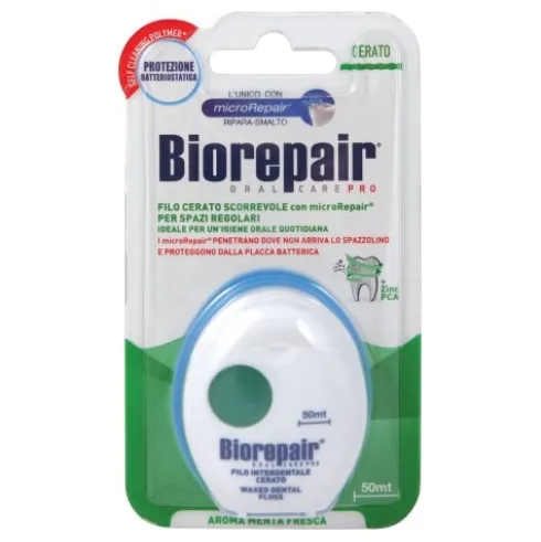 Biorepair Filo Interdentale Cerato Scorrevole 1 Pezzo