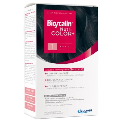 Bioscalin Nutricol Tintura numero 1 - Tinta capelli colore Nero