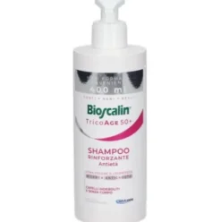 Bioscalin Tricoage45+ Shampoo Rinforzante Antietà - Ideale per capelli assottigliati e diradati - 400 ml